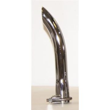 AP Products 1.25" Chrome Exhaust Turndown