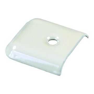 JR Products Side Molding End Cap Colonial White