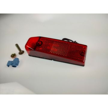 Wesbar Sealed Waterproof Red Clearance Marker Light, Stud Or Screw Mount *Only 1 Available*