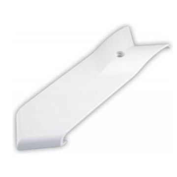 JR Products Polar White Corner Slide Out Extrusion Cover 55941 Top 1