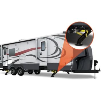 Lippert Components Ground Control® TT One-Touch Electric Leveling System for Travel Trailers