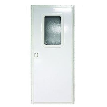 Lippert Components 24" x 68" Polar White RH Square Entry Door
