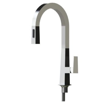 Lippert Flow Max Stainless Steel Pull-Down Kitchen Faucet