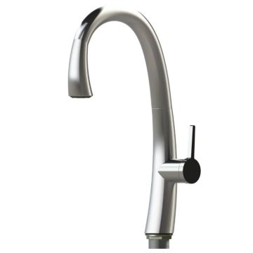 Lippert Flow Max Stainless Steel Swan Pull-Down Faucet