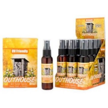 Pure Essence Citrus OUTHOUSE #2 Toilet Spray - 12 Pack