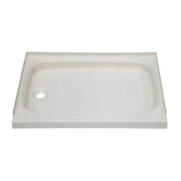 Lippert Components Better Bath 36" x 24" Left Hand Drain Shower Pan - Parchment