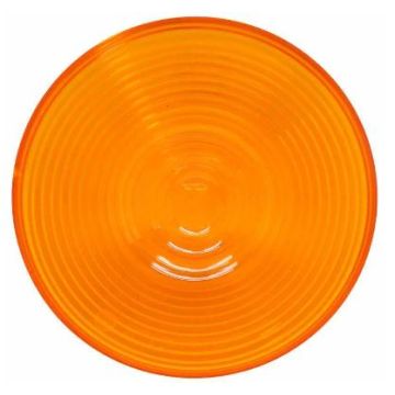 Peterson 338-15R Amber Side Marker Snap-On Round Light Lens Front