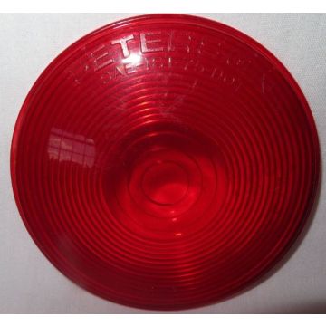 Peterson Series 413/425 Red Flush Mount Replacement Light Lens 410-15R Front