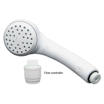 Phoenix Faucets White Airfusion Handheld Shower Head w/ Flow Controller