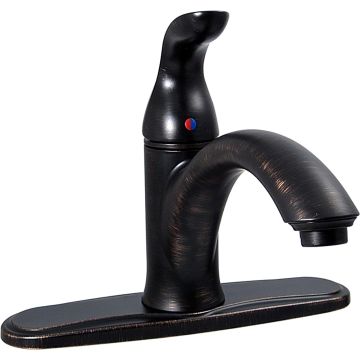 Phoenix Low-Arc Hybrid Single Handle Rubbed Bronze Kitchen Faucet PF231521 View 1