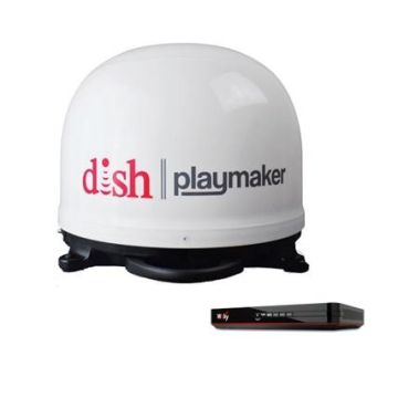 Winegard Playmaker DISH Satellite TV Antenna with DISH Wally Receiver