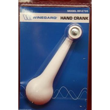Winegard Sensar Broadcast TV Antenna White Elevating Hex Crank Handle