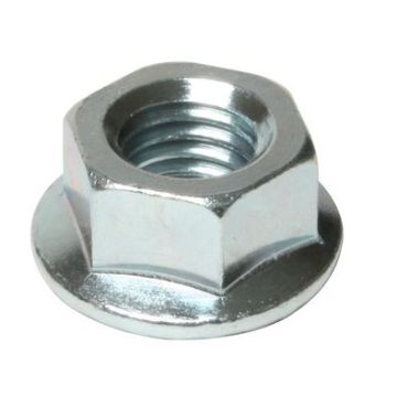 AP Products Zinc Flanged Hex Lock Nut - 7/16"-20 Thread