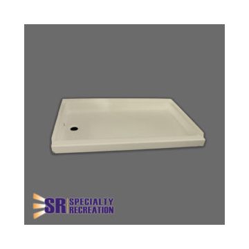 Specialty Recreation 40" x 24" Left Hand Drain Shower Pan - White