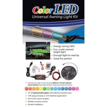 Carefree 16 Multi-Color LED 16' Awning Light Kit