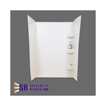 Specialty Recreation 24" x 36" x 66" Bath/Shower Surround - White