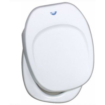 Thetford Aqua Magic IV Hand Flush Parchment Seat and Cover Assembly