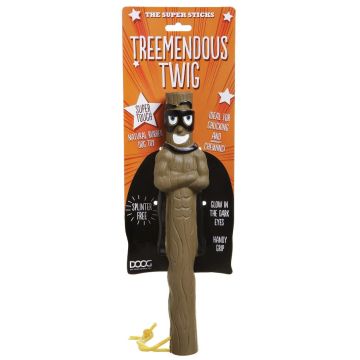 DOOG SUPERSticks 'Treemendous Twig' Superhero Themed Dog Toy w/ Packaging