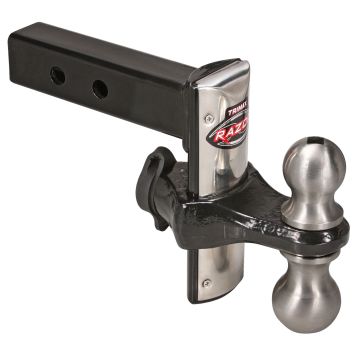 Trimax 6" Black Forged Steel with Stainless Face Adjustable Hitch