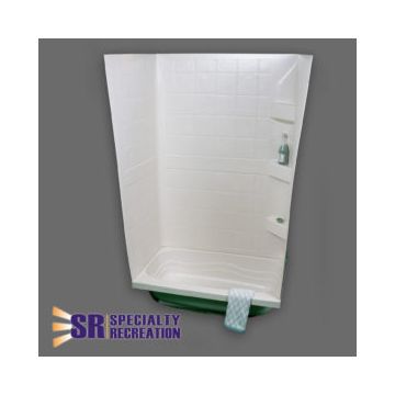 Specialty Recreation 24" x 32" x 59" Shower/Bath Surround - White