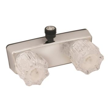 Empire Brass Company Chrome Shower Valve with Clear Knobs