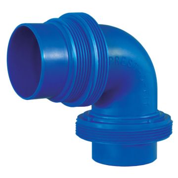 Prest-O-fit Blueline Universal Sewer Elbow