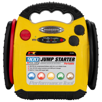 Performance Tool Portable Jump Starter and Air Compressor