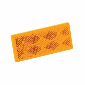 Wesbar Multi-Use Amber Adhesive Mount Reflex Reflector 3357 Front