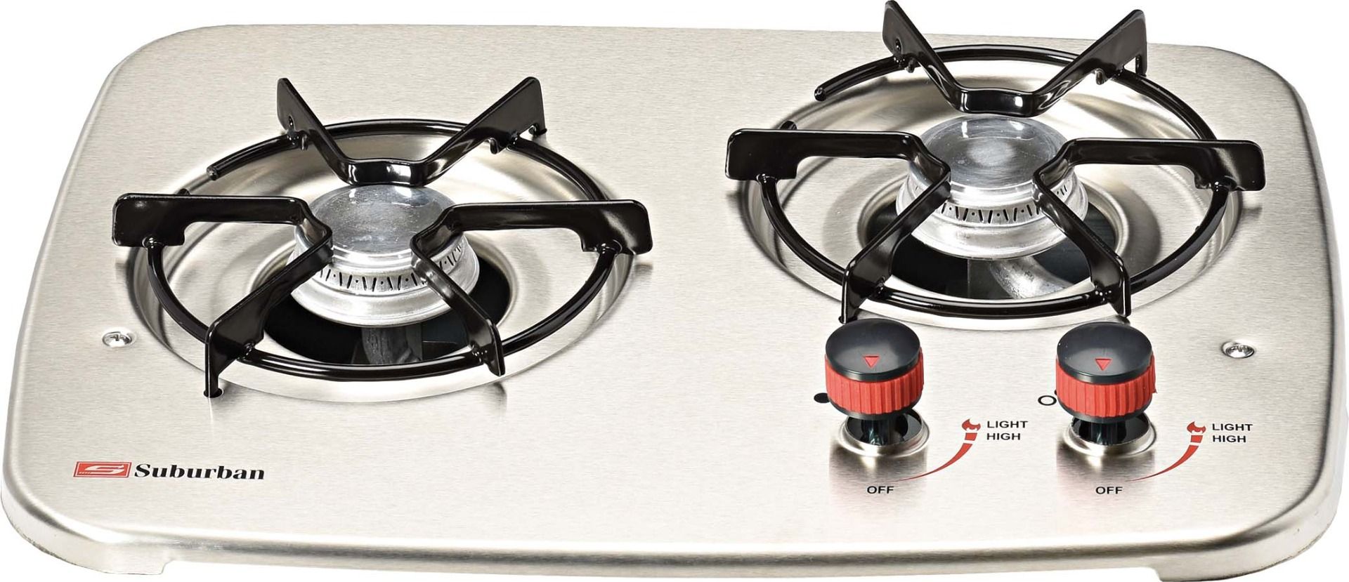 Suburban Stainless Steel 2 Burner Drop In Cooktop