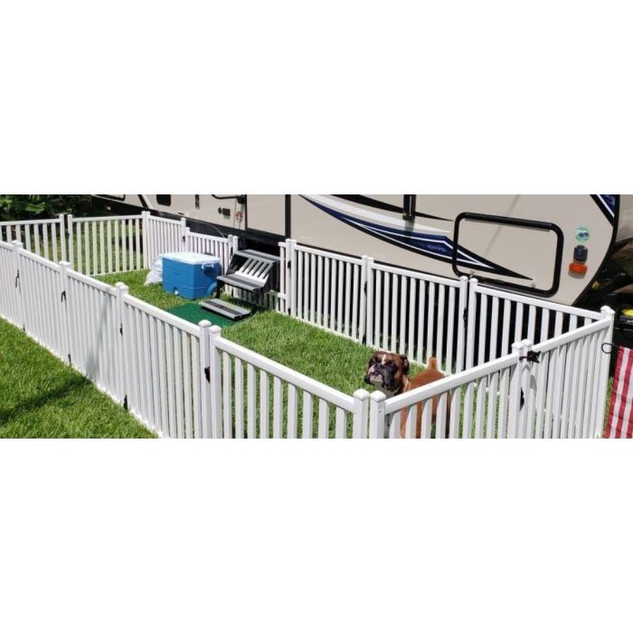 Portable picket fence for dogs best sale