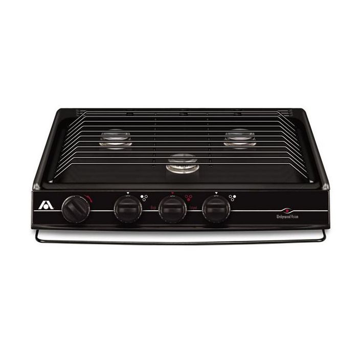 Atwood Dometic Black 3 Burner Slide In Cooktop 50301