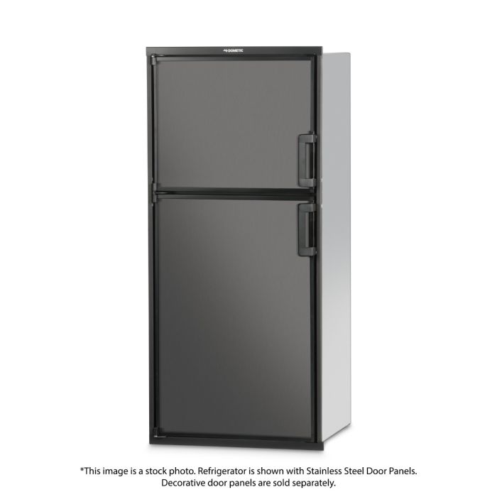 Dometic 6 Cu. Ft. 2 Way Americana II Left Hand Hinge Refrigerator w Cooling Fan DM2672LBF1