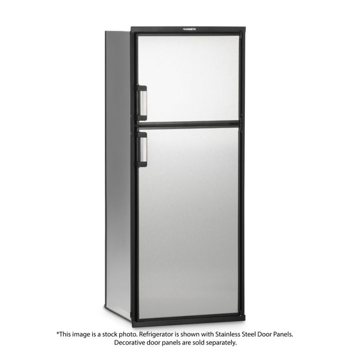 Dometic 8 Cu. Ft. 2 Way Americana II Plus Right Hand Hinge Refrigerator w Cooling Fan