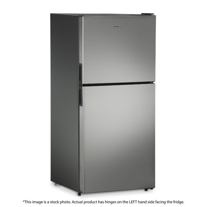 Dometic 8 Cu. Ft. DC Compressor Stainless Steel Left Hand Refrigerator