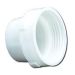 Barker 3" Straight Threaded Sewer Hose Adapter (A)