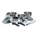 Camco 10 Piece Stainless Steel Nesting Cookware