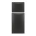 Dometic 3311889.030C raised black aluminum door panel set for Dometic 2852, 2862 and NDR1062 series RV refrigerators.