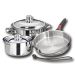 Magma 18-10 Stainless Steel Nesting Cookware 7-Piece Set
