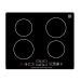 Pinnacle Appliances Black 24” Built-In Four Burner Stove Induction Cooktop