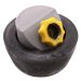Easy to use garden hose adapter with rubber seal