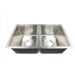 Lippert Components 27" x 16" Double Bowl Stainless Steel Sink
