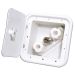 Phoenix Faucets Exterior Spray Port Outlet Box in White