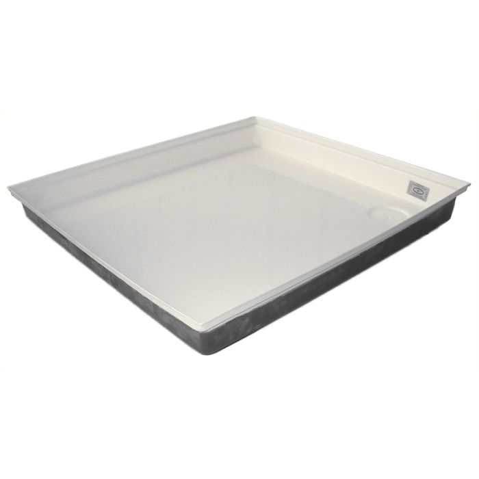 Icon 27" x 24" x 4" Colonial White Shower Pan