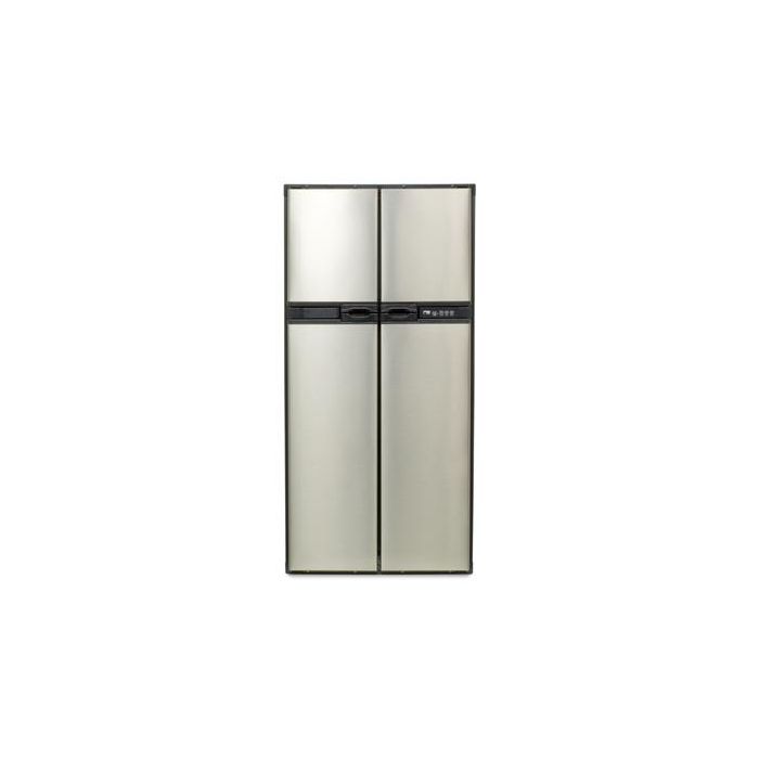 Norcold Ultraline 12 Cu. Ft. Black Trim Stainless Steel Doors Side-by-Side Refrigerator w/ Ice Maker