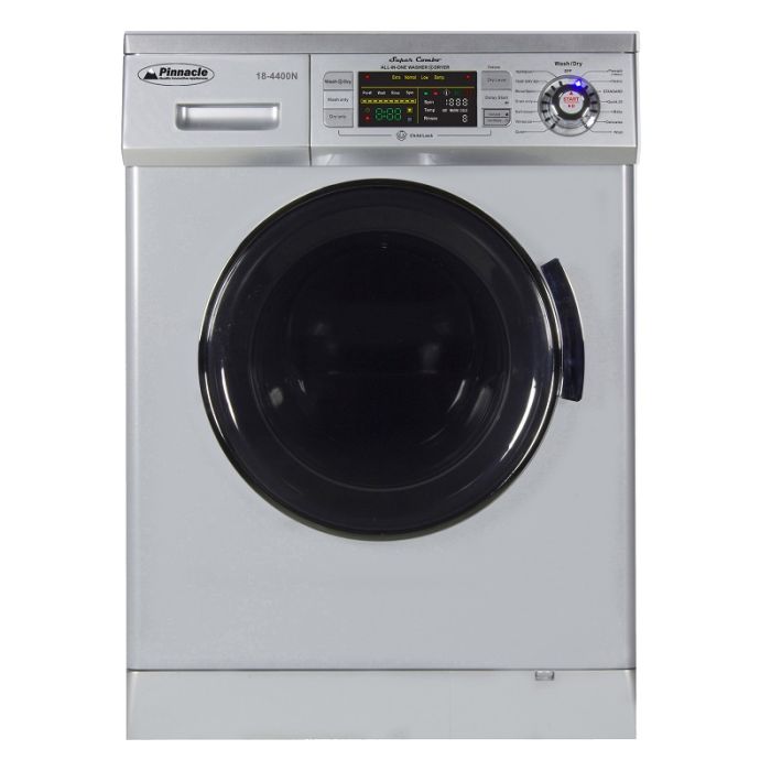 Pinnacle Appliances Silver Washer/Dryer Super Combo Unit