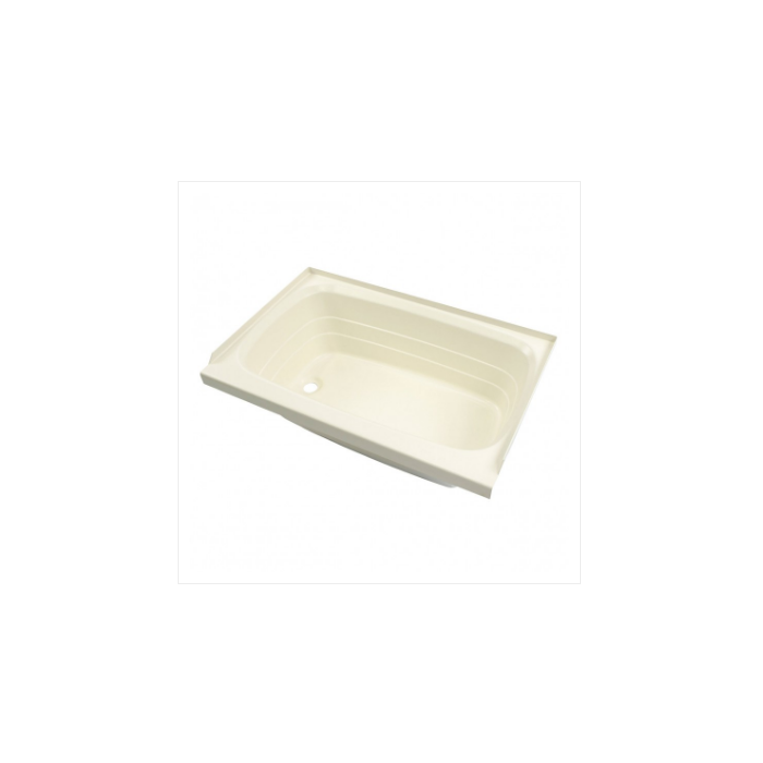Lippert Components 36" x 24" Parchment Left Hand Drain Bath Tub
