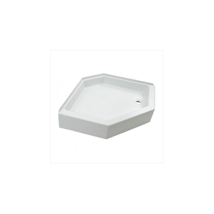 Lippert Components Better Bath 32" x 32" White Right Hand Center Drain Shower Pan