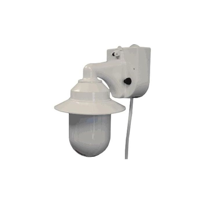 Polymer White Portable RV Wall Lantern Porch Light