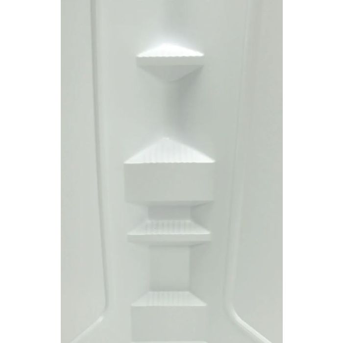 Lippert Components Better Bath 32" x 32" x 68" White One Piece Neo Angle Shower Surround
