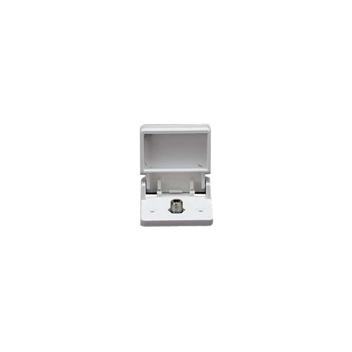 Prime Products Colonial White Single Outdoor TV Outlet